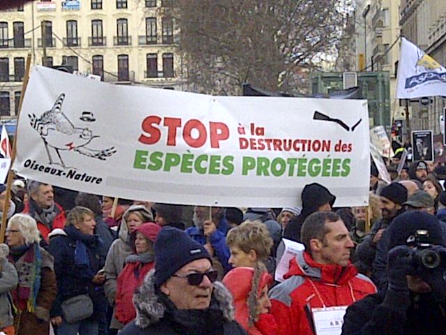 12 Manifestation contre les tirs de loups Lyon 16-01-2016
