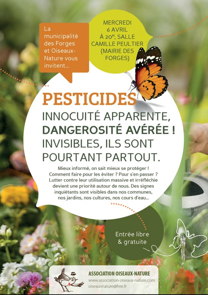 Affiche soirée pesticide 2016
