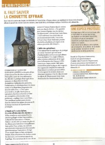 Il faut sauver la chouette effraie - Vivre les Vosges ensemble Avril 2018.pdf