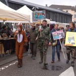 Manifestation contre le piégeage