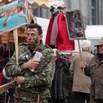 Manifestation contre le piégeage