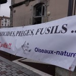 Manifestation contre le piégeage