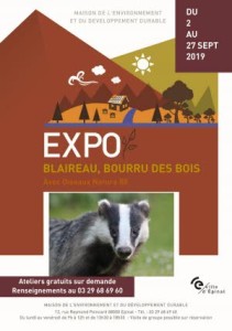 Expo Connaissez-vous le bourru des bois à Epinal du 2 au 29 Septembre 2019