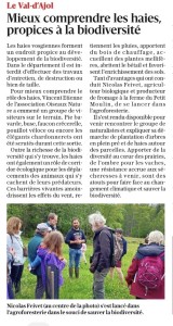 Le Val d'Ajol Mieux comprendre les haies propices à la biodiversité - Vosges matin 16-06-2023