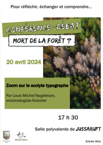 Conférence débat mort de la forêt 20 avril 2024