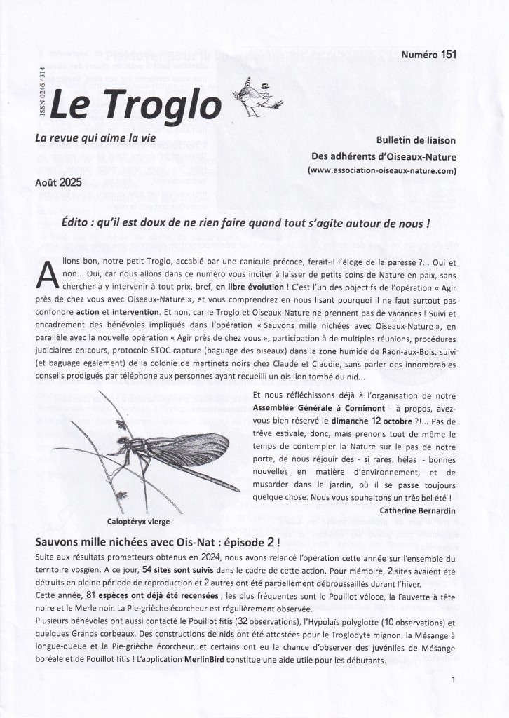 Le Troglo n°151 Août 2025