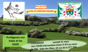 AG miel de la montagne Vosgienne 21-03-2026