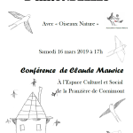 Affiche Parlons ensemble d'hirondelles à Cornimont le 16-03-2019