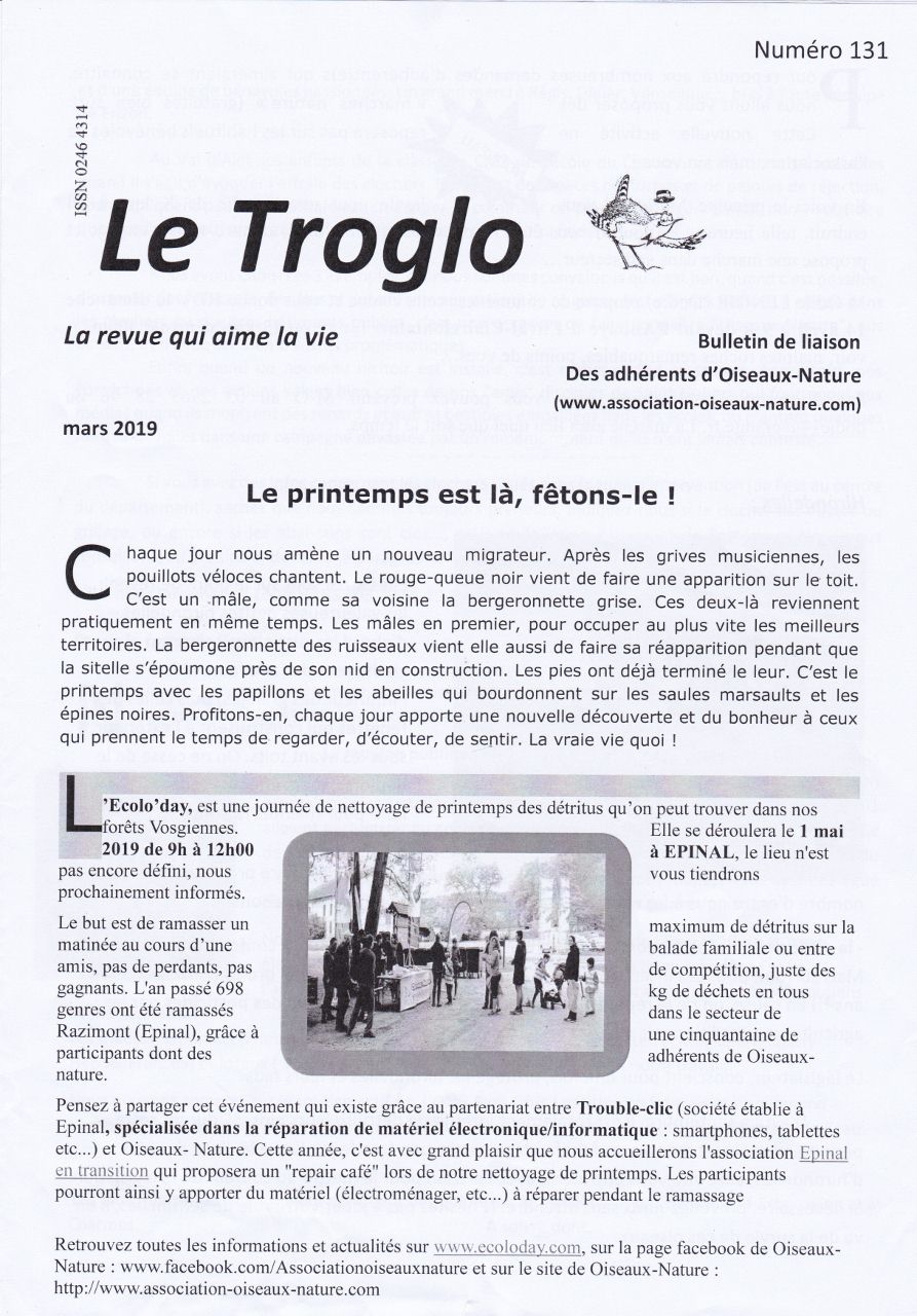Le Troglo n°131-mars 2019