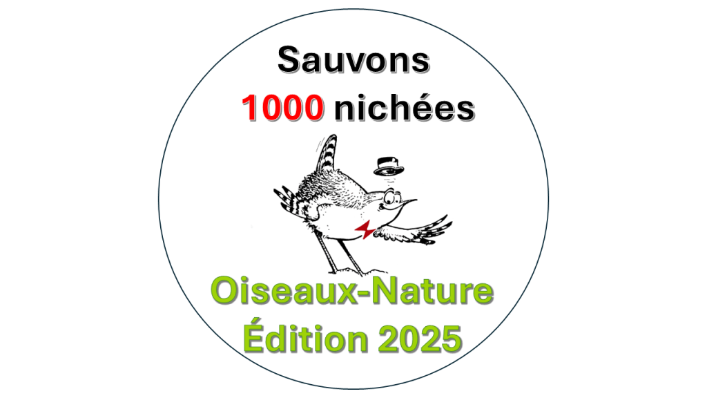 Sauvons 1000 nichées, édition 2025!