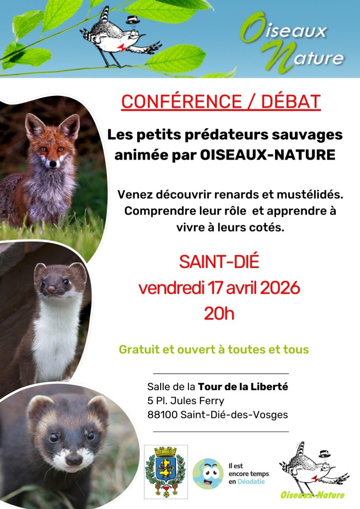 Conférence petits prédateurs-Saint-Dié 17-04-2026